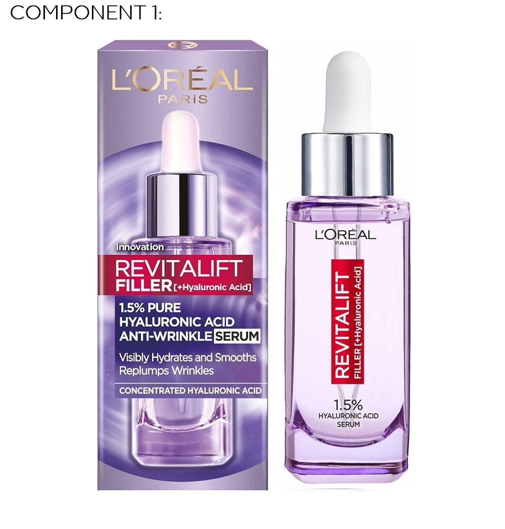 LOreal Revitalift Filler 1.5% Pure Hyaluronic Acid Bundle Set - 2 Piece