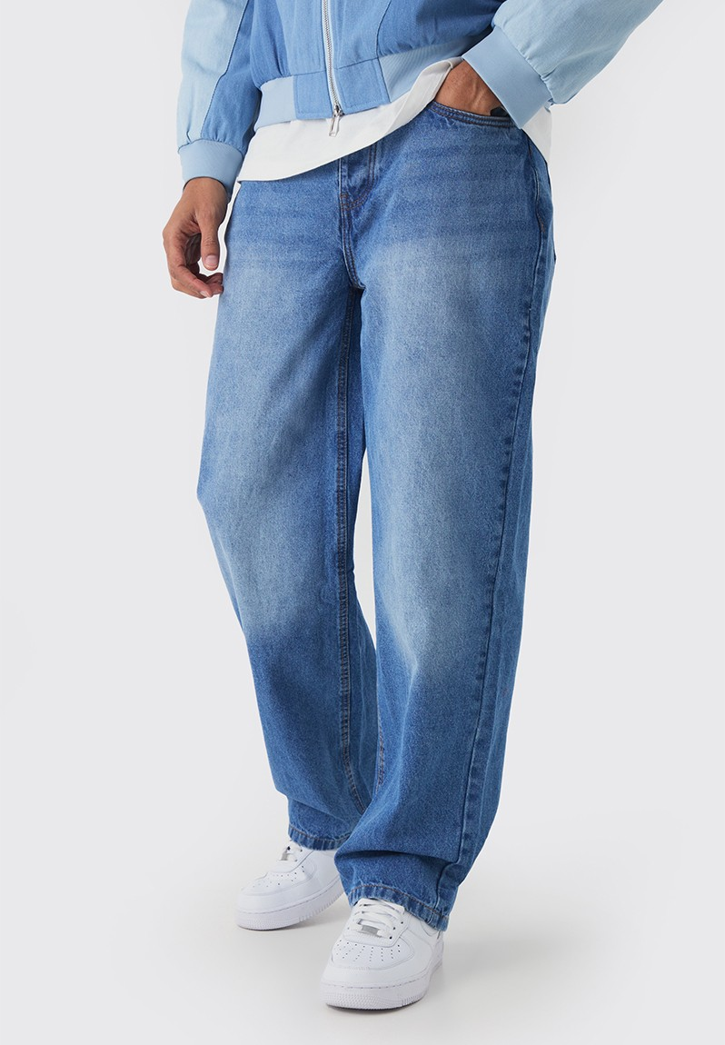 Relaxed Rigid Jeans in Light Blue - Light Blue