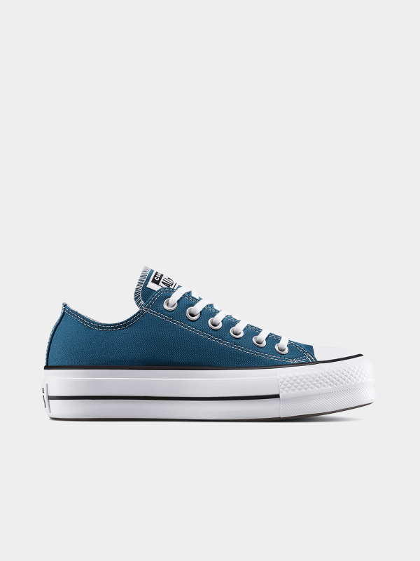Converse Women's CTAS Platform Ox Blue/White Sneaker