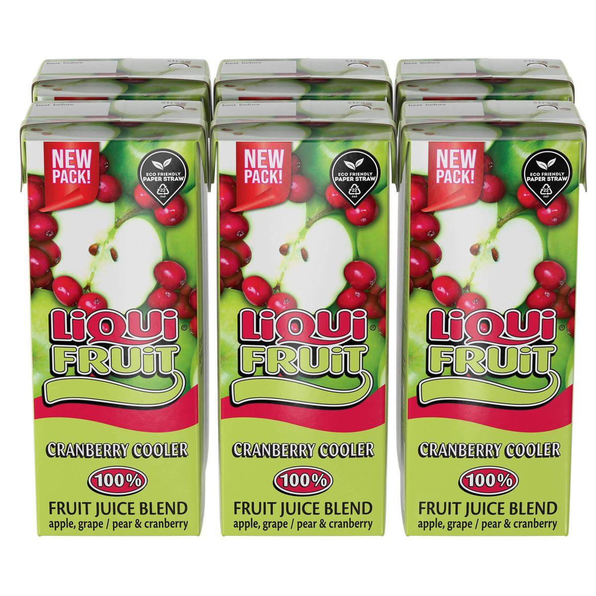 Liqui-Fruit Cranberry Cooler - 6 x 200ml