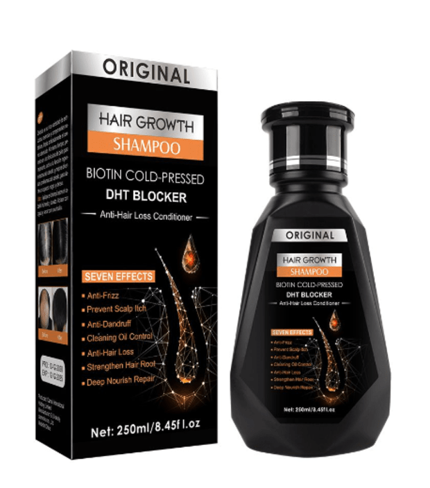 Biotin Hair Shampoo, Biotin Hair Growth Essential Oil & 0,5mm Derma Roller