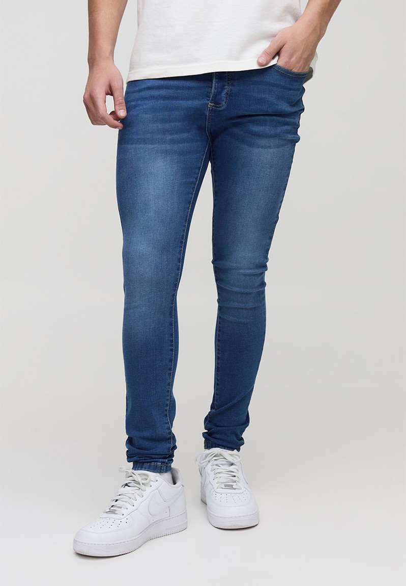 Super Skinny Stretch Jean - Mid Blue